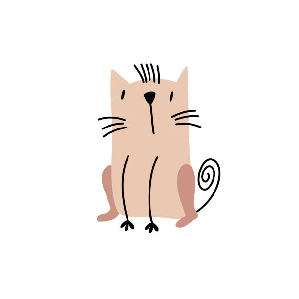 Cartoon Cat Sleeping Outline Vector for Free Download | FreeImages Cartoon Cat Sleeping Outline Vector for Free Download | FreeImages