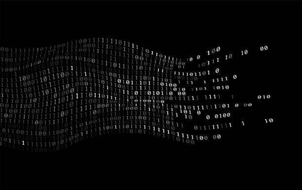バイナリコードのキラキラ - network security computer backgrounds binary code点のイラスト素材／クリップアート素材／マンガ素材／アイコン素材