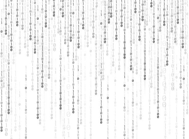 binary bg numbers falling down big data information background binary code stock illustrations