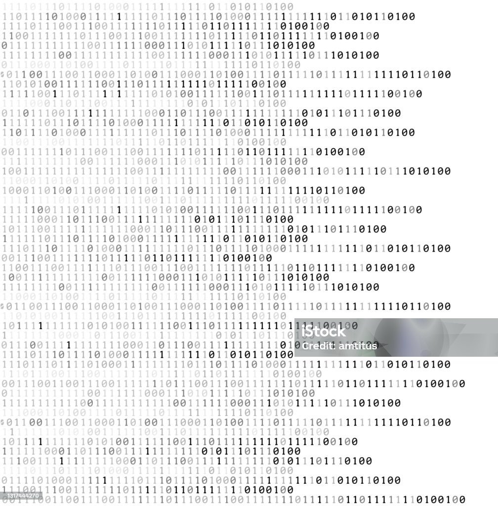 Cool Binary Code Binary Codes Pattern Stock Illustration - Download Image Now ...