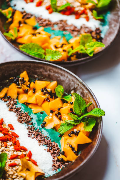 Green Spirulina Smoothie Bowl