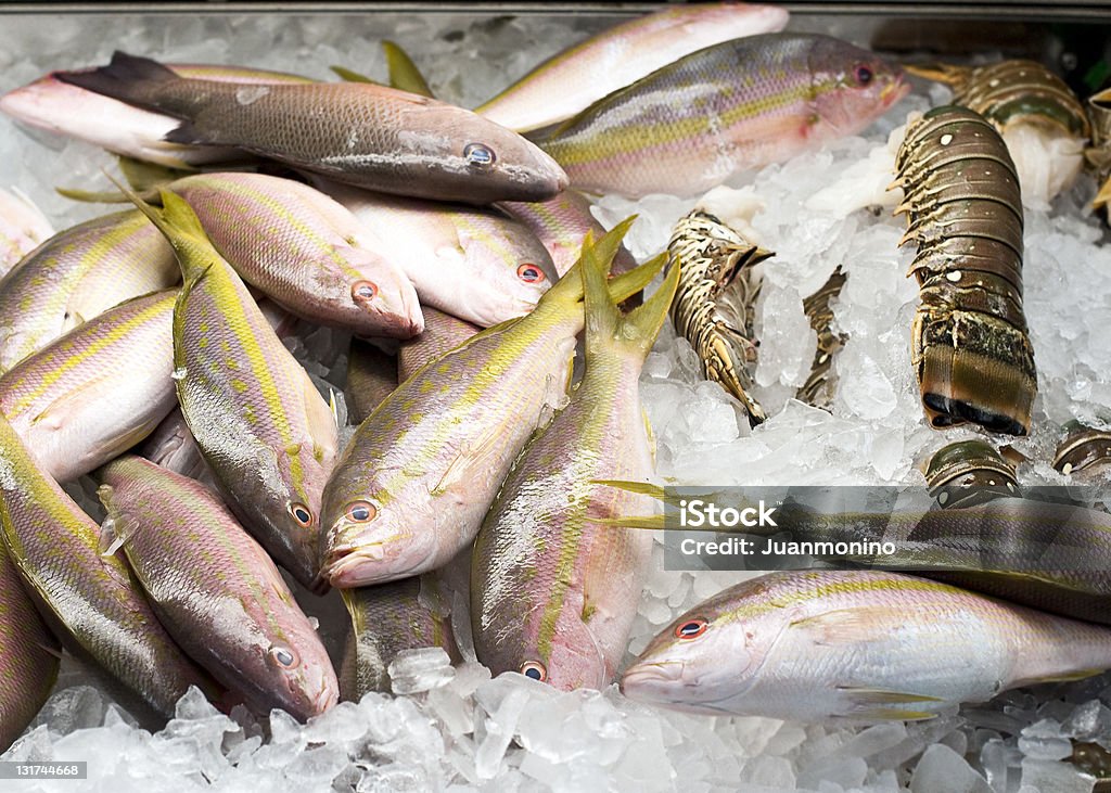 Mercado de peixes - Foto de stock de Alimentação Saudável royalty-free