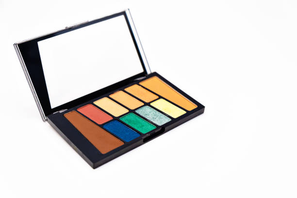 istock colourful eyeshadow makeup palette isolated on white background. make up artist tools 1317461610