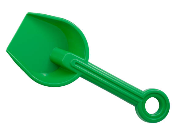 istock Toy green small shovel 1317468913