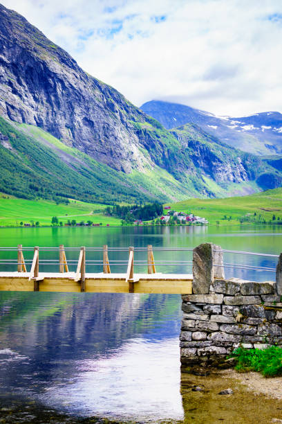 istock Fjord landscaope with bridge Norway 1317475581