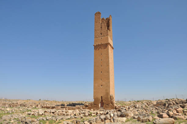 historical harran town ruins, sanliurfa, turkey - desert egyptian culture village town imagens e fotografias de stock
