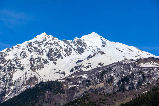istock Mount Tetnuldi rises above the Great Caucasian Range in the upper Svaneti 1317481437