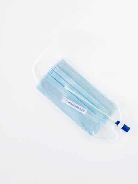 istock Virus swab and face mask 1317483783