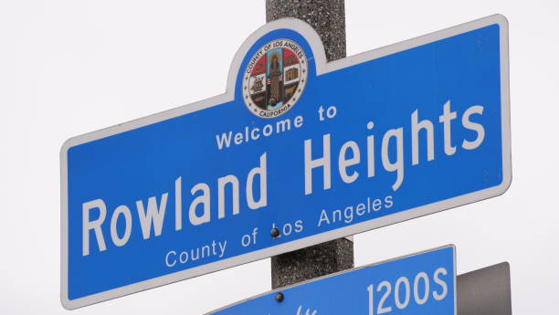 istock Rowland Heights California Public Welcome Sign 1317490212