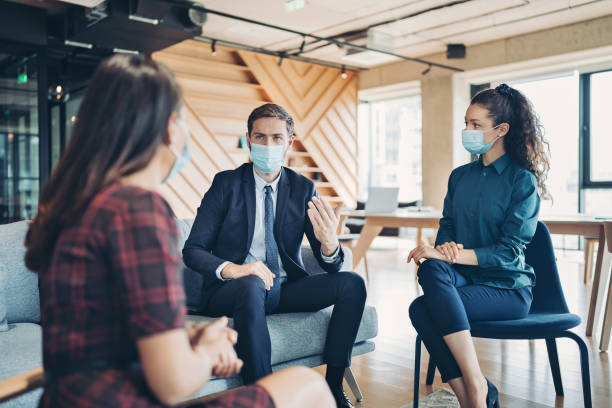 istock Discussing solutions for the business during the recession 1317498495