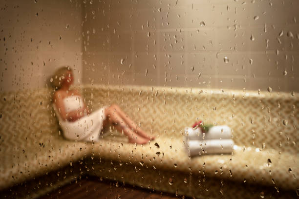 Spa Steam Bath. Stock Photo