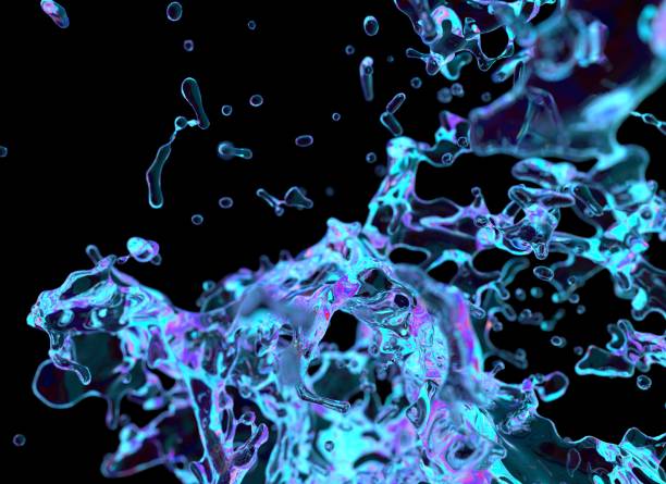 istock Color Abstracts Modern Presentation Background on Black 1317516699