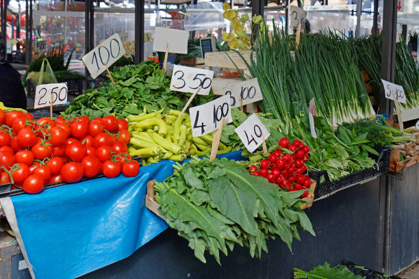 istock Fresh organic food on market 1317519675