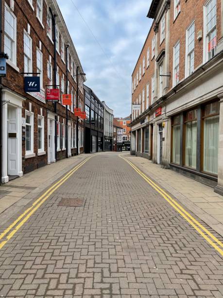 istock The quiet streets of York, during lockdown 2021 1317521174