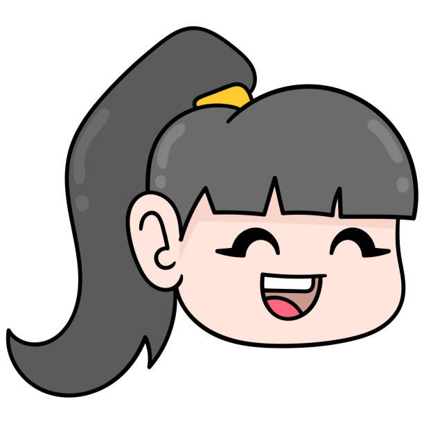 Ponytail Hairstyle Illustrations, Royalty-Free Vector Graphics & Clip Art - iStock Ponytail Hairstyle Illustrations, Royalty-Free Vector Graphics & Clip Art - iStock