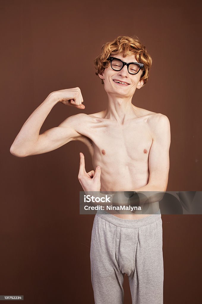 Ragazzo divertente macho - Foto stock royalty-free di Uomini