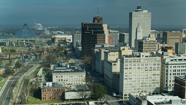 istock Aerial Shot of Downtown Memphis 1317529247