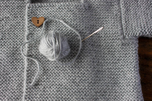 istock Close up of knitted sweater. 1317534005