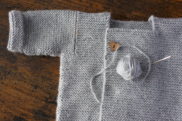 istock Close up of knitted sweater. 1317534023