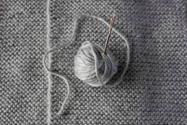 istock Close up of knitted sweater. 1317534055