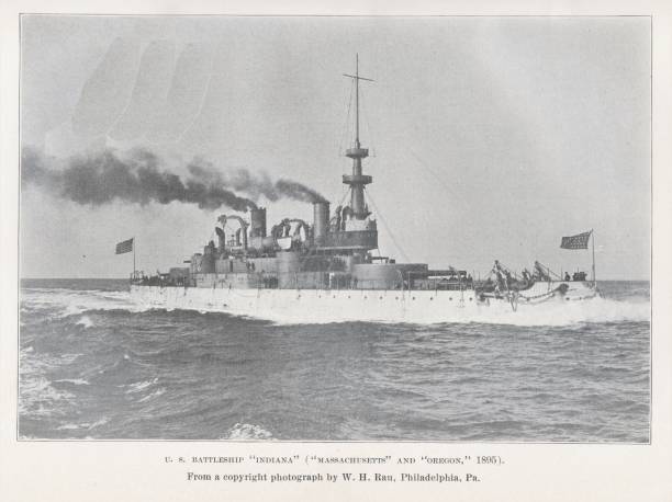 istock USS Indiana Armored Cruiser 1895, 19th Century US Naval History 1317534142