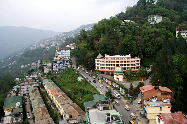 istock Gangtok Town View from Cable Car 1317549382