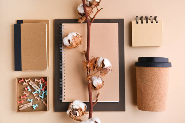 istock branding mockup with many craft paper 1317555277