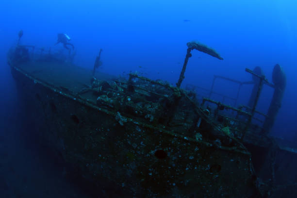 Boga Shipwreck. stock photo