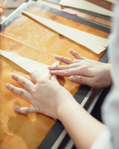 istock Making of croissant 1317563592