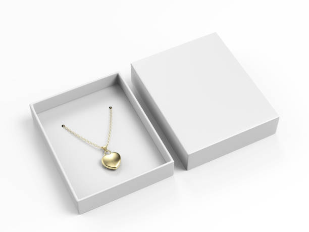 istock Paper Jewelry Pendant Gift  Packaging Rigid Box. 1317564780
