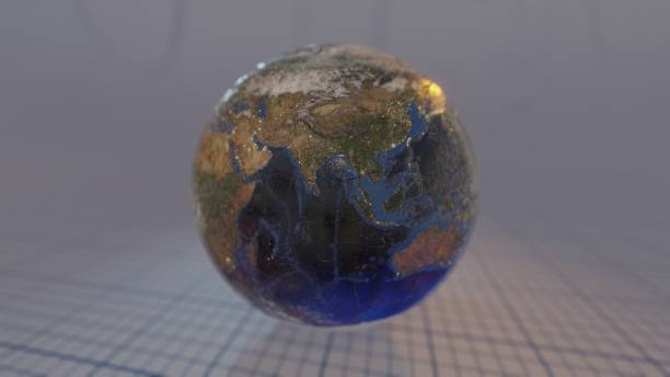 istock Puzzle Earth, winter in the north 1317566100