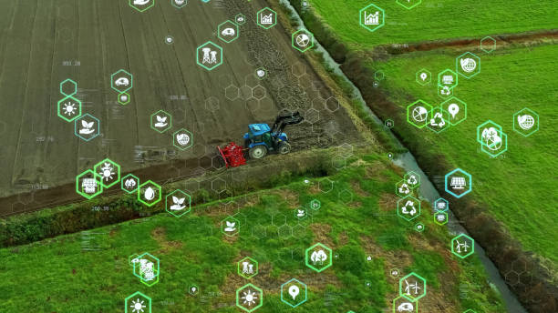 istock Agriculture technology concept. Agritech. Environmental technology. Sustainable Development Goals, 1317567377