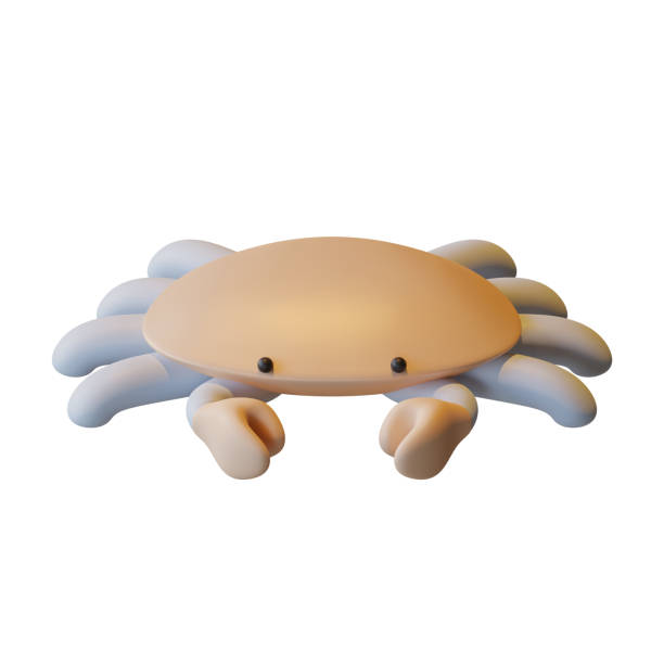 istock Crab 3D Rendering Illustration, suitable for world oceans day 1317568252
