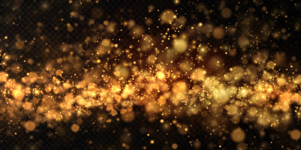 istock Glittering particles of fairy dust. Magic concept 1317569499