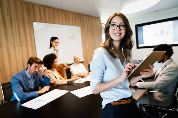 istock Collaboration and analysis by business people working in office 1317570197