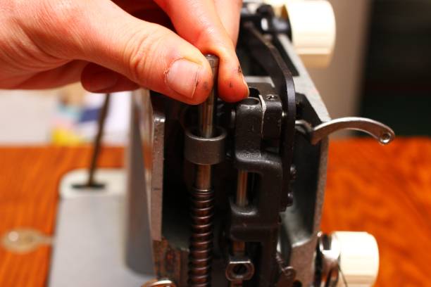 istock Structure and mechanism of the sewing machine 1317570254