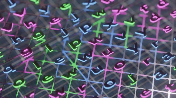 istock Changing Numbers and Letters Digital animation 1317570345