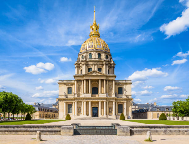 istock Facade of the Dome des Invalides in Paris. 1317584104