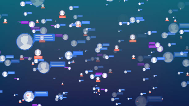 redes sociales y redes - the social network fotografías e imágenes de stock