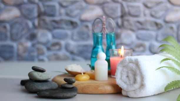 istock Spa accessories,Beautiful composition of spa , spa relax concept,  herbs for massage, beautiful sap set on wood table,For marketing products 1317585131