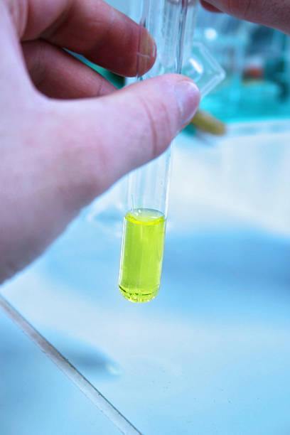 líquido amarillo química - lehre fotografías e imágenes de stock