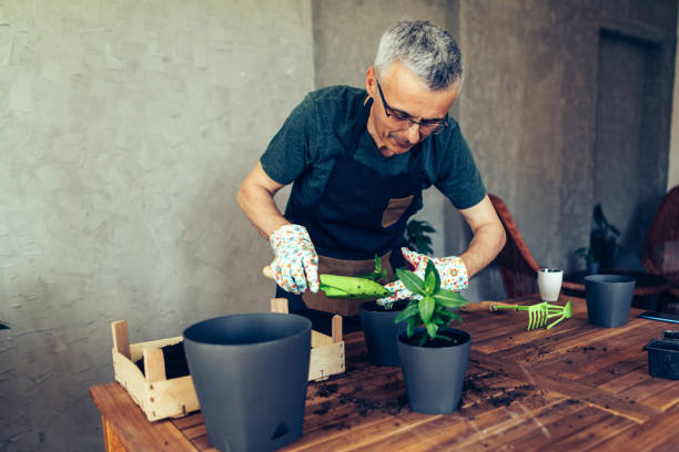 istock Carefully planting with love 1317591339