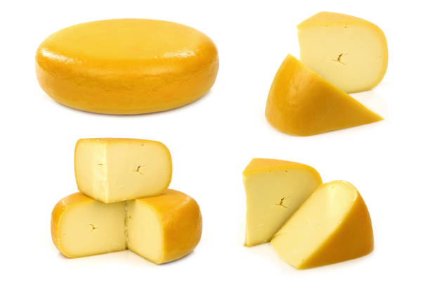 "gouda cheese" (gouda cheese) - gouda imagens e fotografias de stock