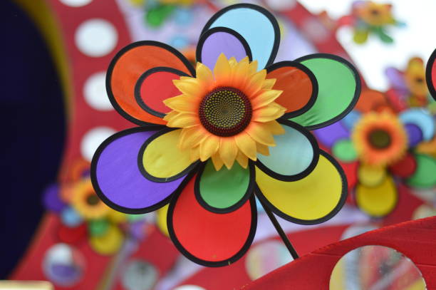 istock sun flower decoration. flower backdrop background . wedding background . sun flower - Image 1317595143