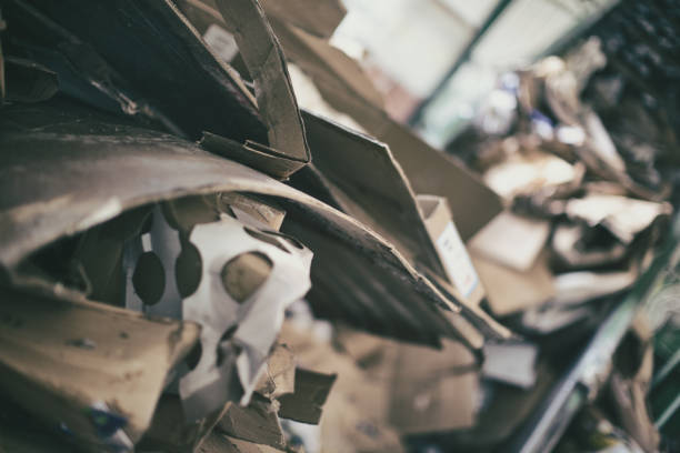istock Paper recycling factory. 1317597965