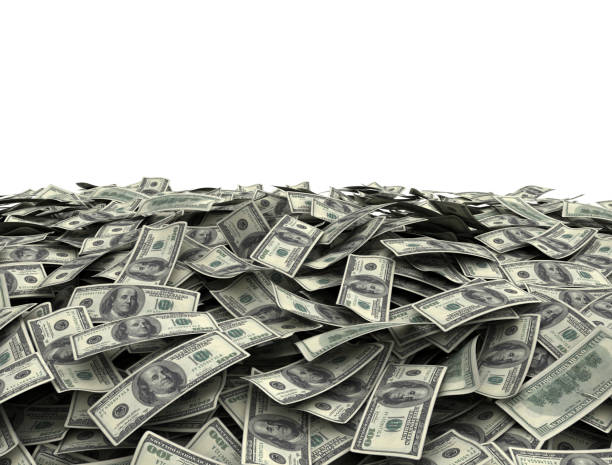 istock Money background us dollars isolated on white background 1317598609