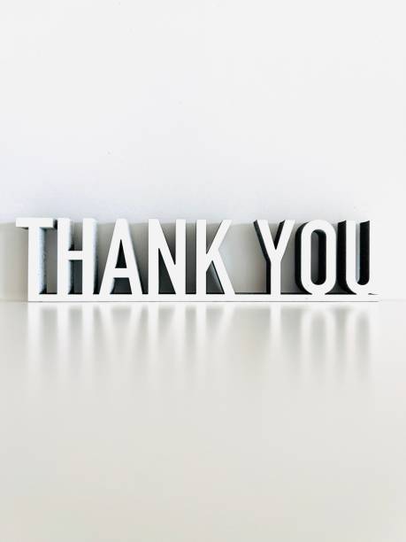 istock Thank you phrase on white background 1317601217
