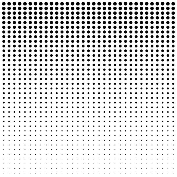 Dot halftone background. Abstract gradient black dots background. Halftone effect. Dot seamless horizontal geometric pattern. Stock vector. Dot halftone background. Abstract gradient black dots background. Halftone effect. Dot seamless horizontal geometric pattern. Stock vector.EPS 10 faded condition stock illustrations