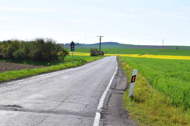 istock small straight country road in the Eifel 1317609979