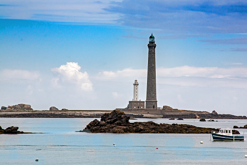 Shot in Plouguerneau of the lighthouse of the Virgin Island built from 1897 to 1902, with a height of 82.5 m, it is the 4th highest in the world and sweeps all the north of Finistère 52 km around at 18/135, 200 iso, f 16, 1/160 second